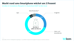Print-Grafik Umsätze im Smartphone-Ökosystem in Deutschland 2020