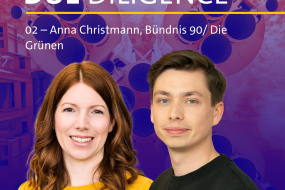 Das Titelbild von Get Started Due Diligence mit Anna Christmann (Bündnis 90/ die Grünen)