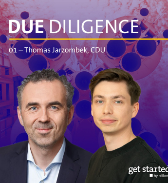 Das Titelbild von Get Started Due Diligence mit Thomas Jarzombek (CDU)