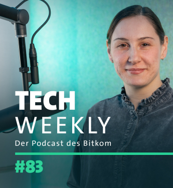 Tech Weekly #83 mit Gästin Cornelia Crucean auf dem Cover.