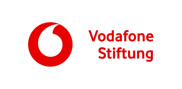 Das Logo der Vodafone Stiftung